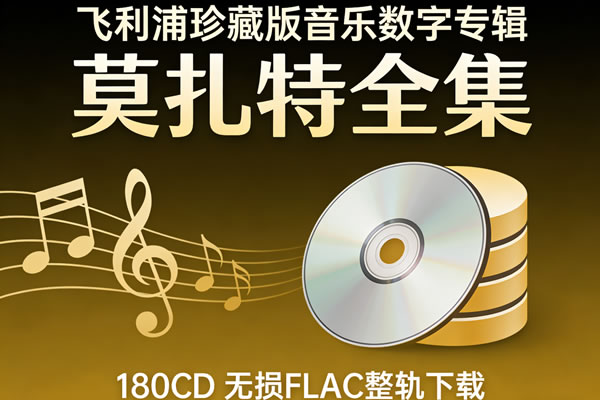 飞利浦珍藏版音乐数字专辑《莫扎特全集》180CD 无损FLAC整轨下载第1张-惠学吧 飞利浦珍藏版音乐数字专辑《莫扎特全集》180cd 无损flac整轨下载